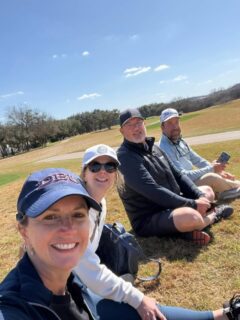 Supporting my niece who plays for DBU! She’s a phenomenal golfer and so fun to watch.