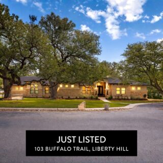 Just listed in Liberty Hill and this one is something special 🤩

If you’ve been searching for space, functionality, and a home that truly stands out, this is it. Sitting on a beautifully treed lot, this property offers an incredible layout, a warm and inviting interior, and a massive 4 car garage setup.

Perfect for car lovers, hobbyists, or anyone needing extra space, the garage also includes a second story workshop and storage area with endless potential.

Inside, you’ll love the soaring ceilings, wood beams, and floor to ceiling stone fireplace that anchors the main living space. The kitchen is designed for both everyday living and entertaining with custom cabinetry, a large island, and seamless flow into the dining and living areas.

The primary suite is a true retreat with backyard access and a spa-like bath, while the screened in patio with a fireplace is made for relaxing and enjoying those peaceful Hill Country views.

103 Buffalo Trail, Liberty Hill
Listed at $799,000
3 Bed + Office | 3.5 Bath | 2716 sq ft
.
.
#homeforsale #libertyhill #texasrealestate