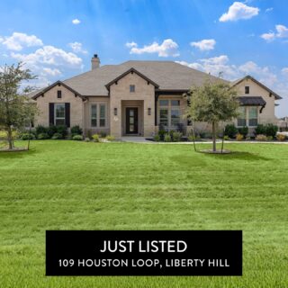 Just listed in Northgate and it is truly something special!

This stunning Drees home sits on just over an acre and every inch of it has been thoughtfully designed. From the moment you walk in, the details stand out in the best way. Beautiful wood floors, a herringbone fireplace, custom finishes, and a wall of windows that frame the most peaceful backyard view.

The kitchen is made for gathering with a large shiplap island, designer lighting, and so much character throughout. The primary suite feels like a retreat with a spa-like bath, soaking tub, oversized shower, and a spacious closet.

Step outside and it only gets better. Mature oak trees, lush landscaping, a covered patio, and a gorgeous pool and spa create the perfect setting for relaxing or entertaining.

With 4 bedrooms, multiple living spaces, a study, and over an acre to enjoy, this home truly has it all.

109 Houston Loop, Liberty Hill 4 Bed | 3.5 Bath | 3,575 Sq Ft | 1.03 Acres $985,000

Message me for details or to schedule a private showing.

Jessica Murdock, Magnolia Realty
(512) 744 8322
jessicamurdock@magnoliarealty.com
.
.
#libertyhill #texasrealestate #homeforsale