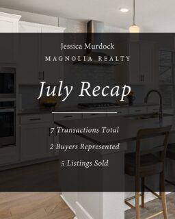 July was such a fun one!

I wrapped up the month with 7 closings, 5 amazing sellers and 2 wonderful buyers, and I’m just feeling so thankful for every single one of them.

I truly love what I do, and getting to help people through these big, exciting chapters is the very best part. So grateful for the trust, the relationships, and a really sweet July!