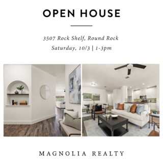 Rainy weekend plans? ☔️🏡 Come house hunting with us!

We have TWO incredible opportunities to tour this weekend, so grab your umbrella and come see what could be your next home.

📍 3507 Rock Shelf Ln, Round Rock Saturday | 1–3 PM

📍 1802 Hutto Rd, Georgetown Sunday | 1–4 PM

Rain or shine, we’ll be there! Come take a look, ask questions, and see these homes in person!!
.
.
#openhouse #texasrealestate #homeforsale