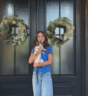 She’s off to 7th grade and hopefully left the cat at home. Missing her already!!